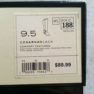 NEW in a box Tall black boots Dana Buchman sz 9.5
